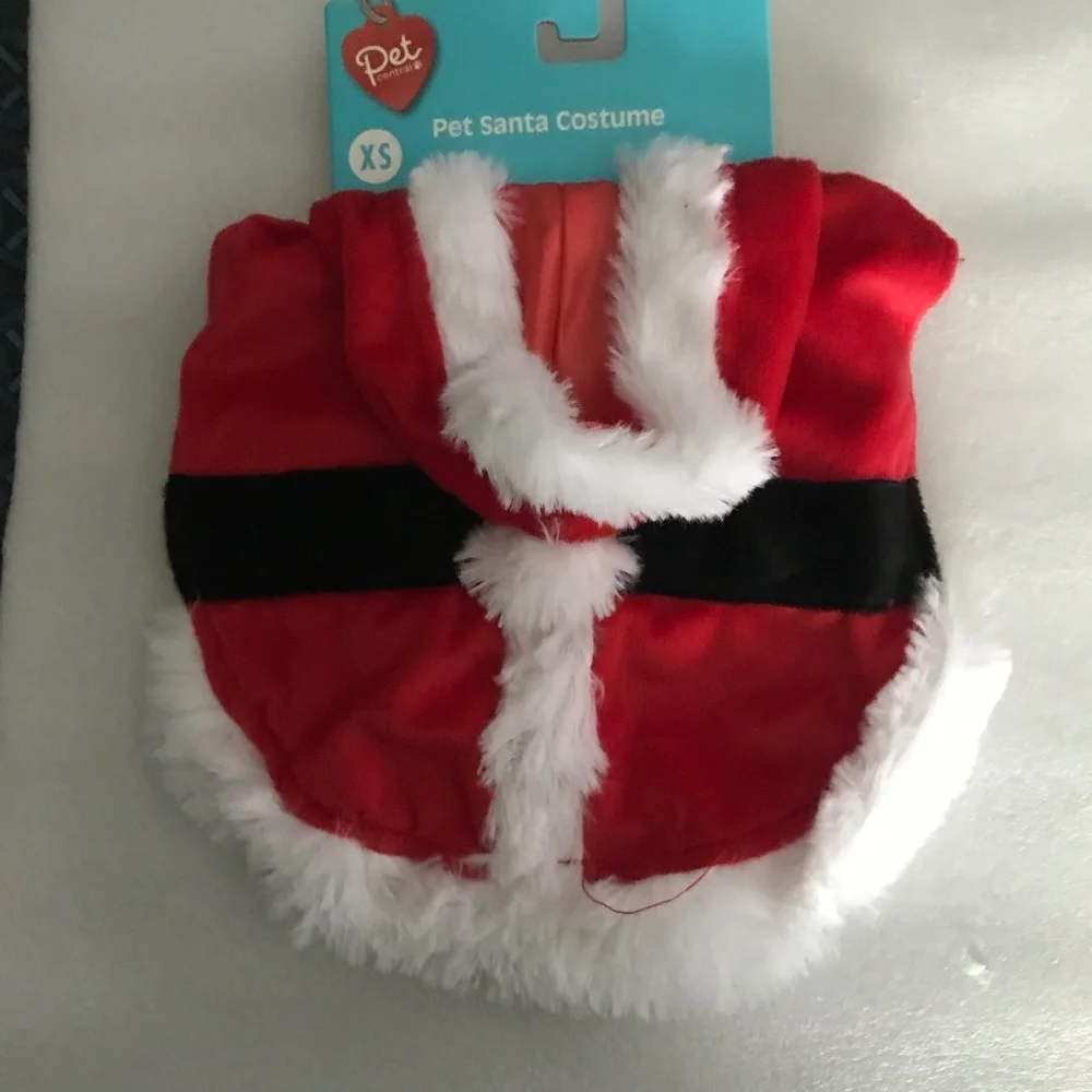 Pet Central Pet Santa Costume Size XS NEW